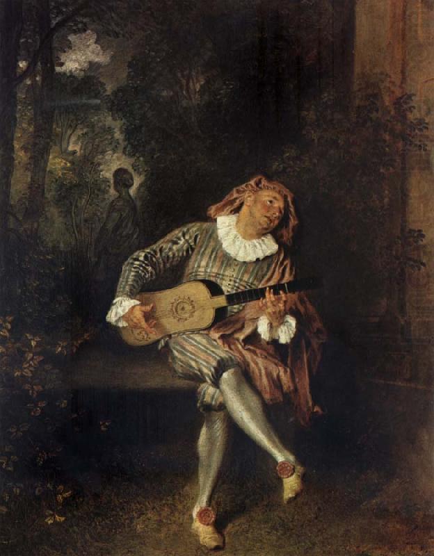 Mezzetin, Jean-Antoine Watteau